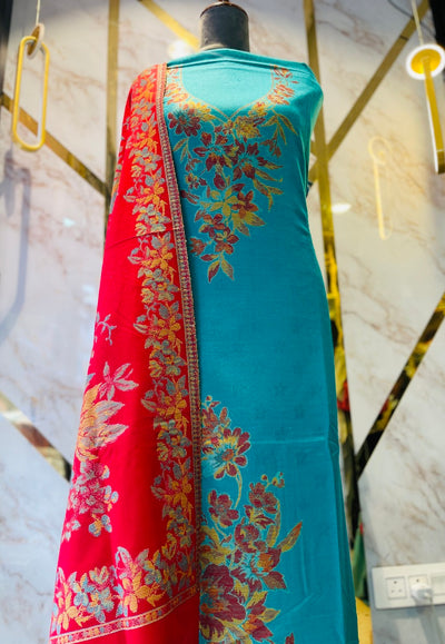 Premium kani Wollen Party Suits (100% Handmade)