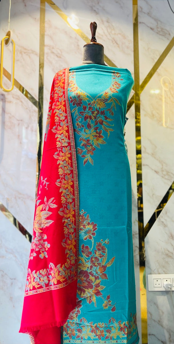 Premium kani Wollen Party Suits (100% Handmade)