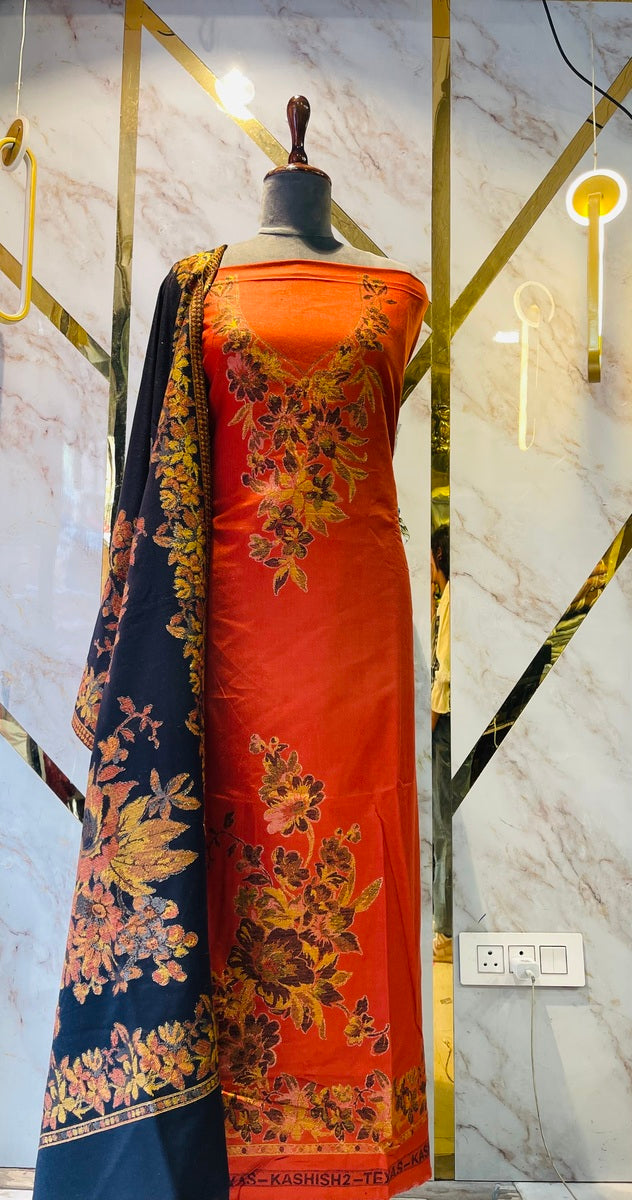 Premium kani Wollen Party Suits (100% Handmade)