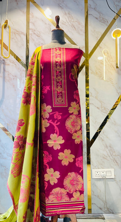 Premium kani Wollen Party Suits (100% Handmade)