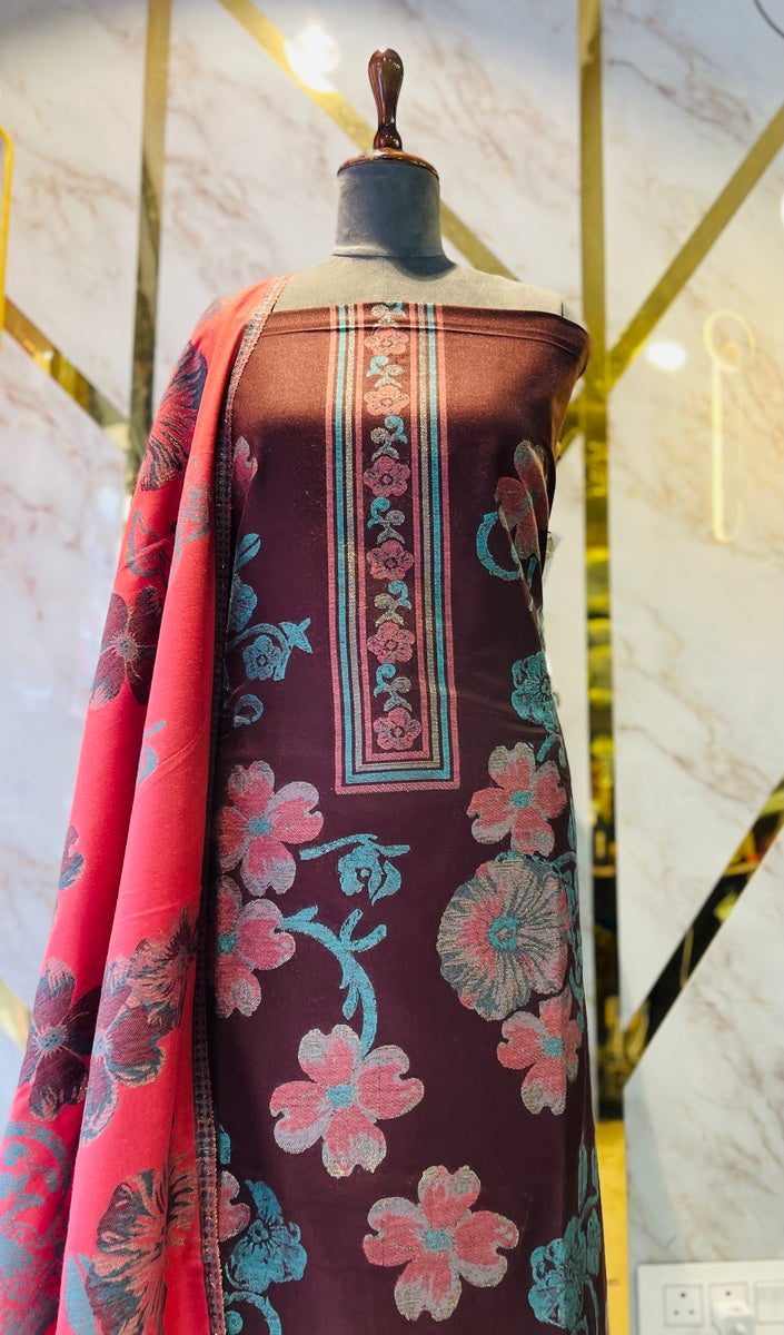 Premium kani Wollen Party Suits (100% Handmade)