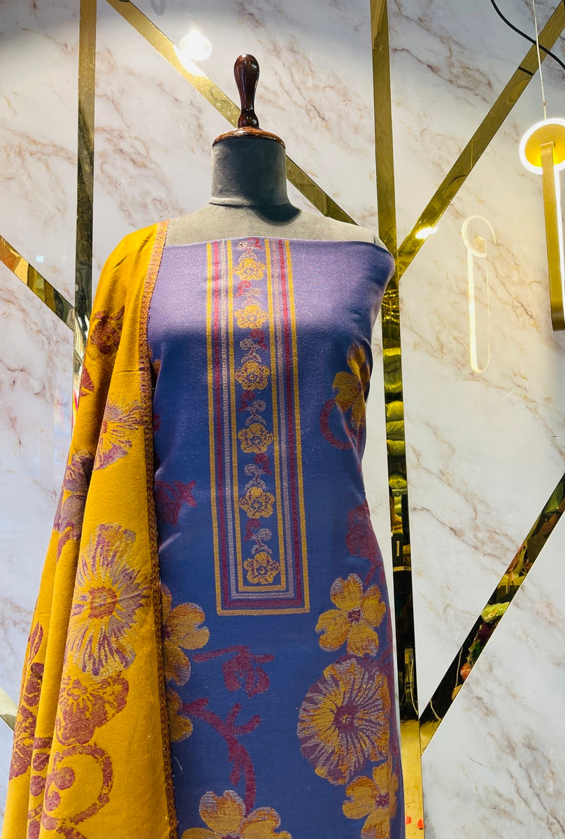 Premium kani Wollen Party Suits (100% Handmade)