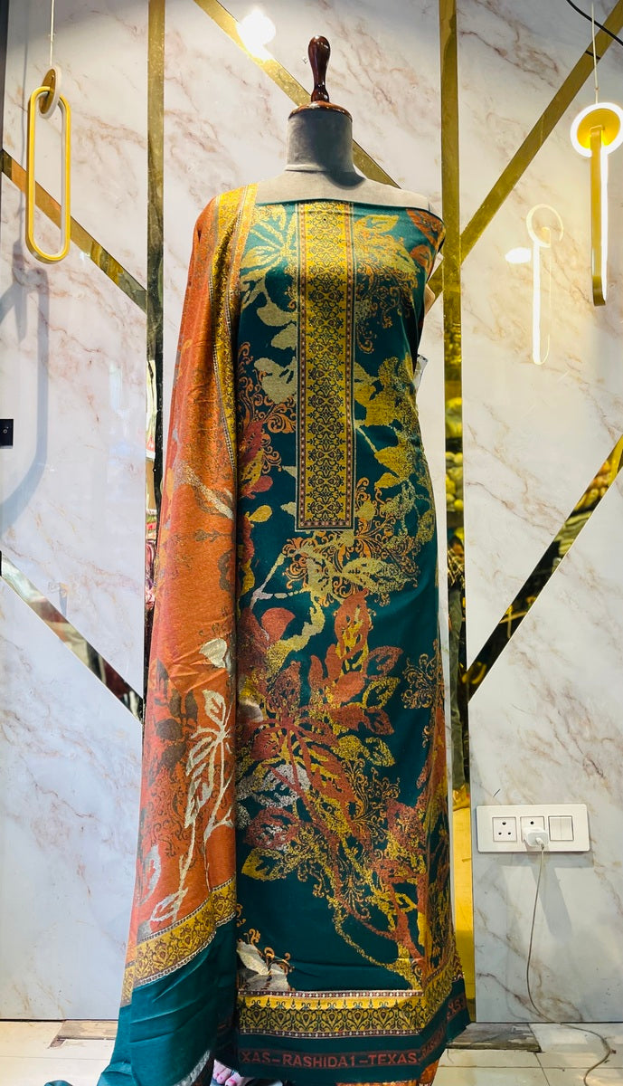 Premium kani Wollen Party Suits (100% Handmade)