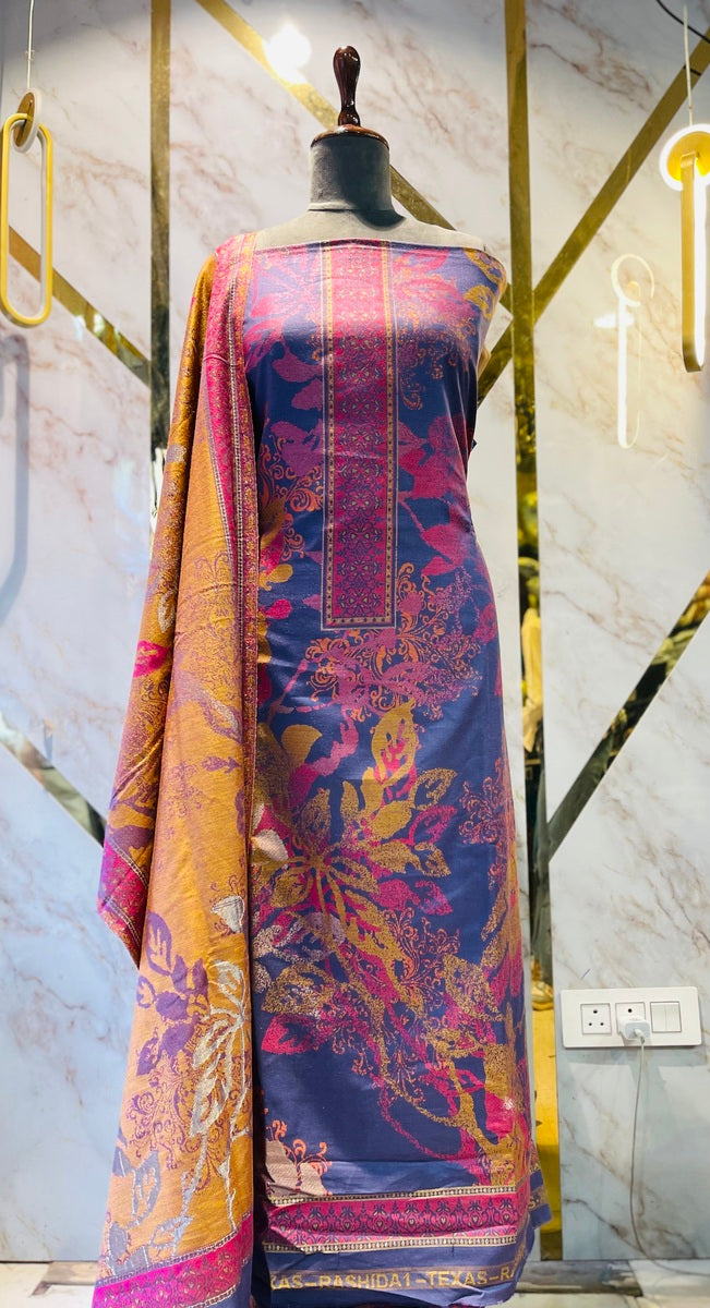 Premium kani Wollen Party Suits (100% Handmade)