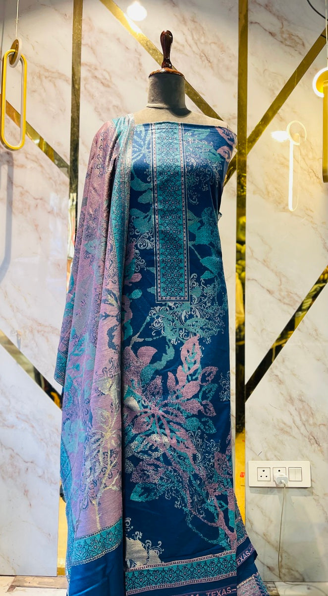 Premium kani Wollen Party Suits (100% Handmade)