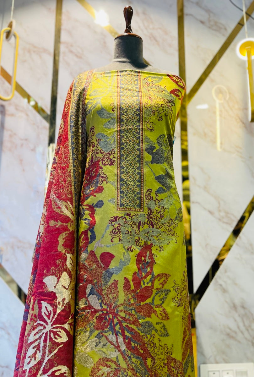 Premium kani Wollen Party Suits (100% Handmade)