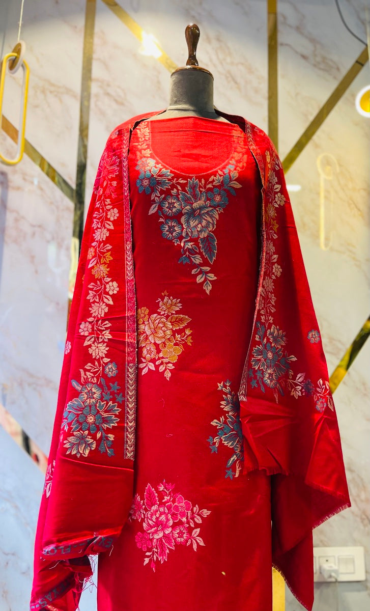 Premium kani Wollen Party Suits (100% Handmade)