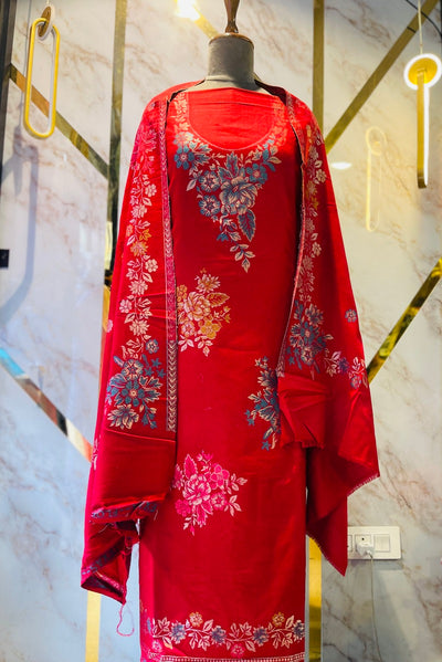 Premium kani Wollen Party Suits (100% Handmade)