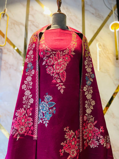 Premium kani Wollen Party Suits (100% Handmade)