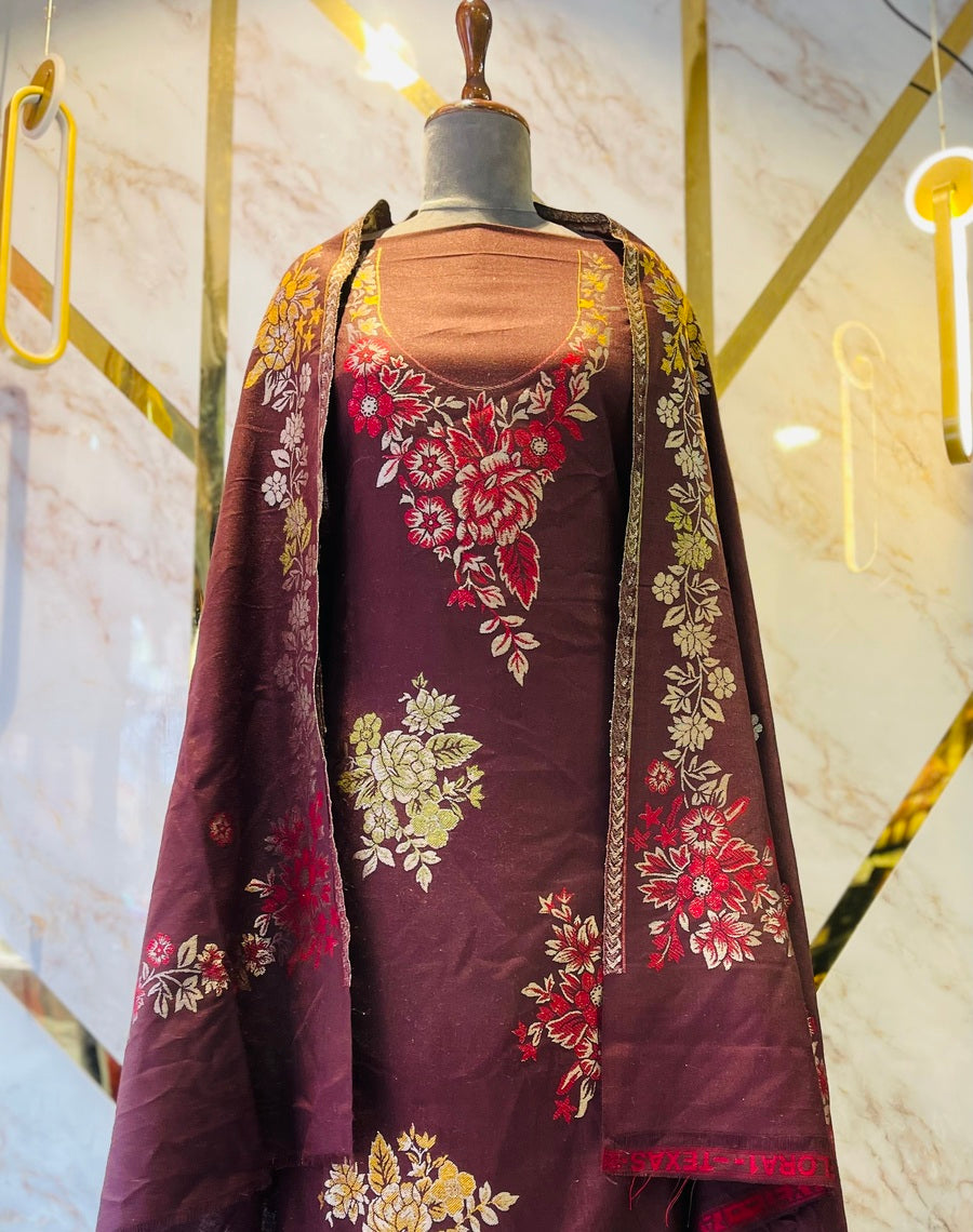 Premium kani Wollen Party Suits (100% Handmade)