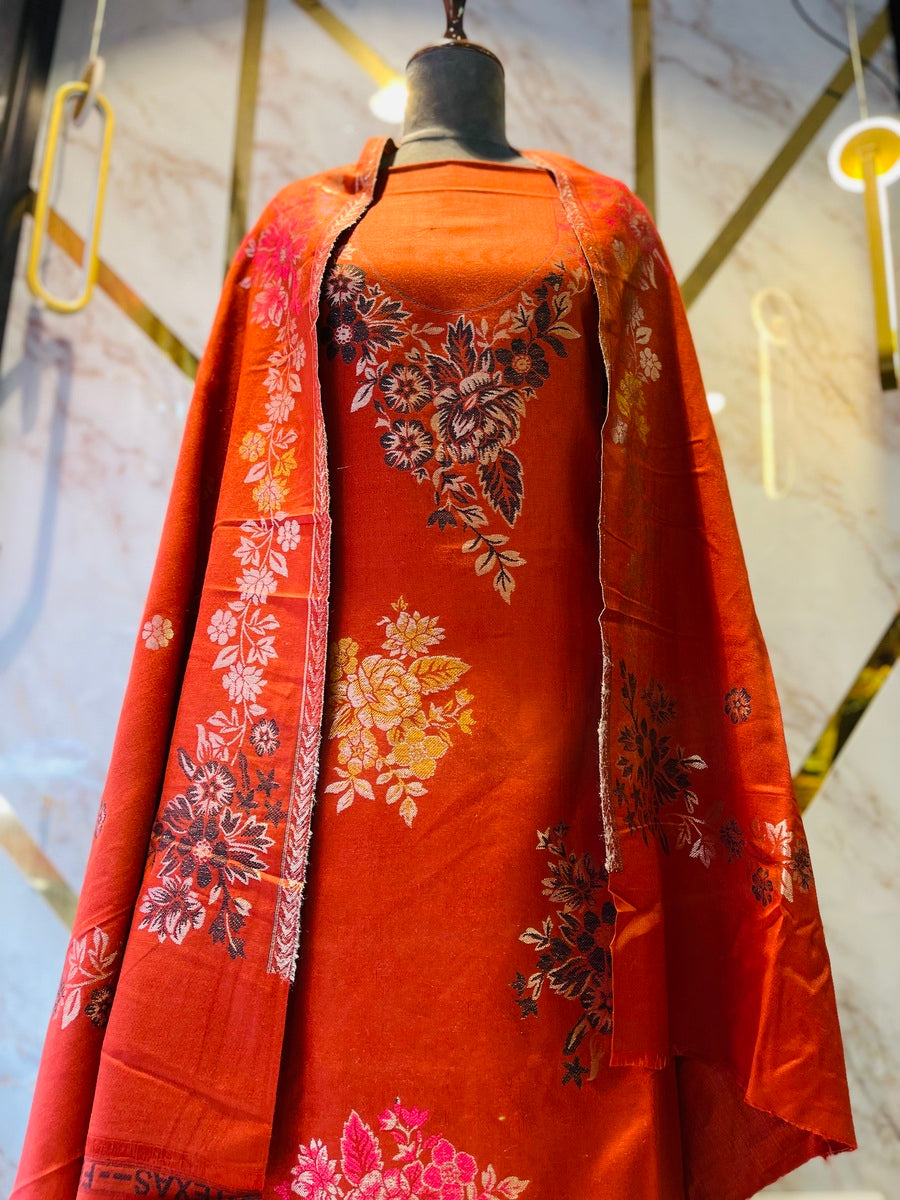 Premium kani Wollen Party Suits (100% Handmade)