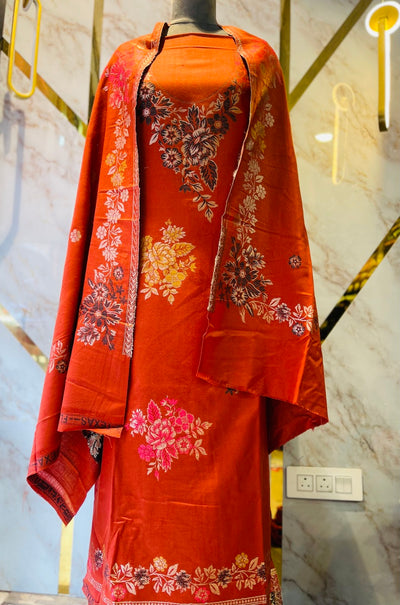 Premium kani Wollen Party Suits (100% Handmade)