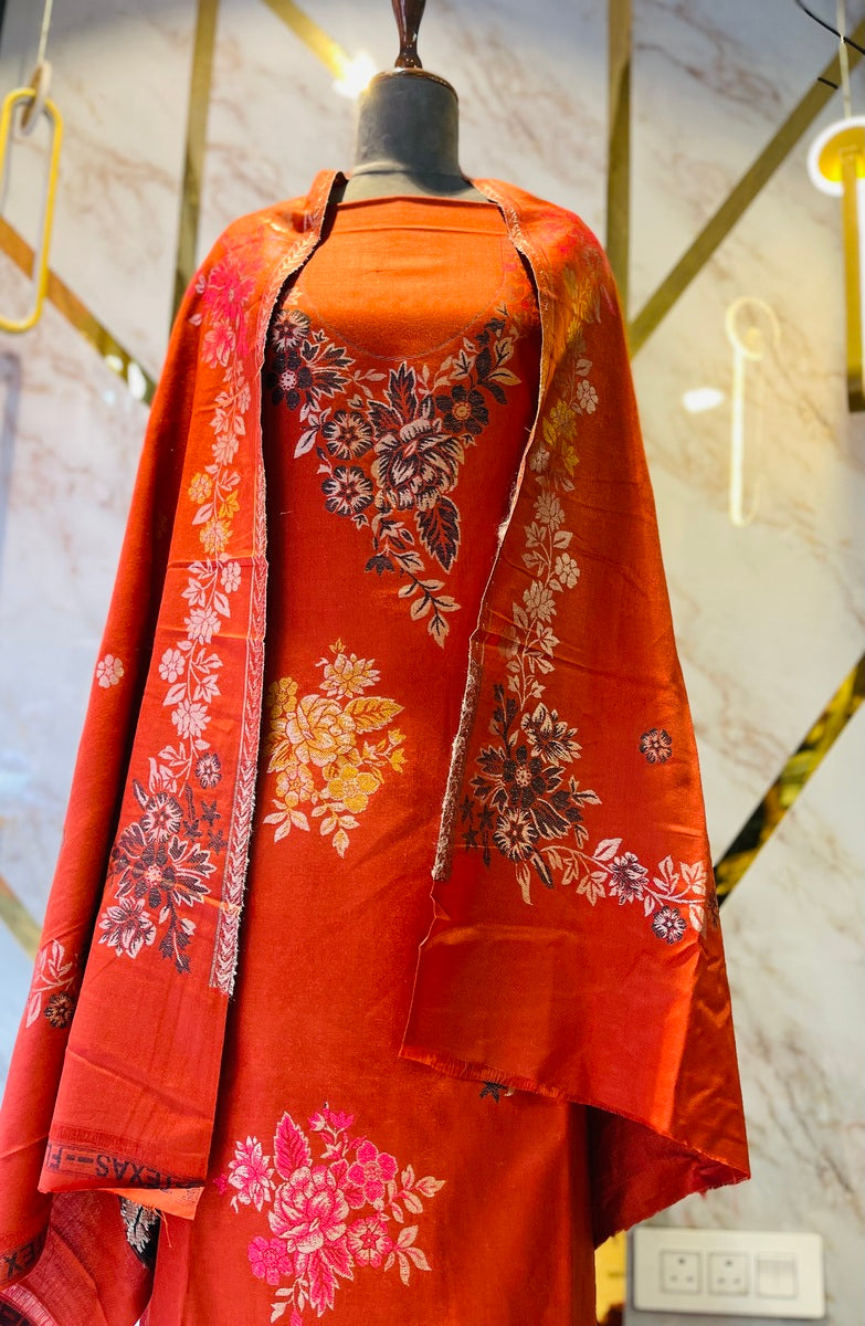 Premium kani Wollen Party Suits (100% Handmade)