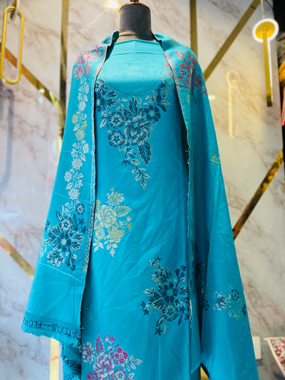 Premium kani Wollen Party Suits (100% Handmade)