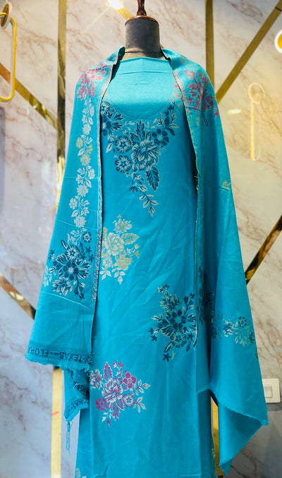 Premium kani Wollen Party Suits (100% Handmade)