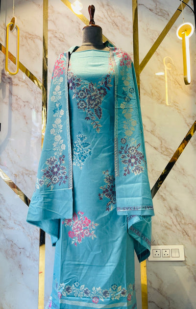 Premium kani Wollen Party Suits (100% Handmade)