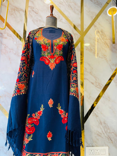 Kashmiri 🥶 winter pure suit (💯%handmade )