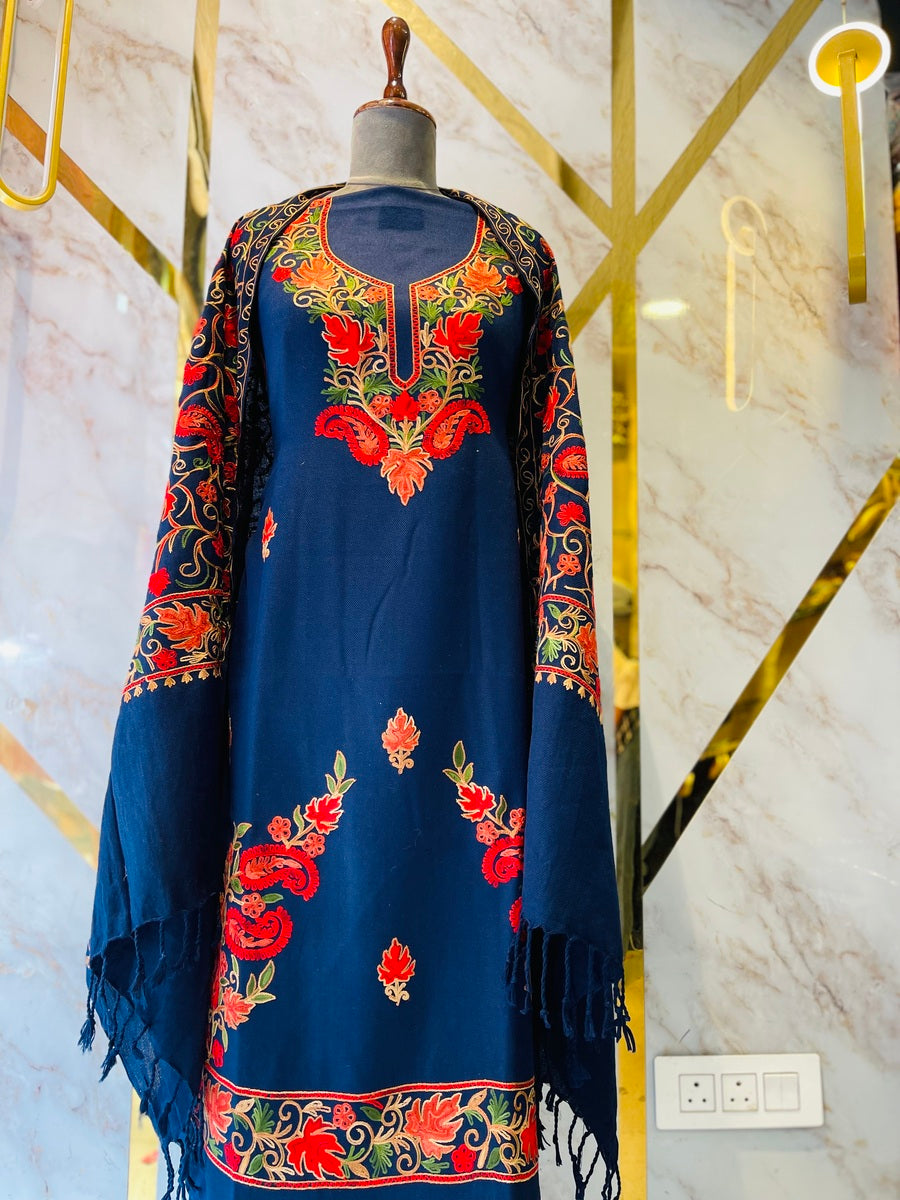 Kashmiri 🥶 winter pure suit (💯%handmade )