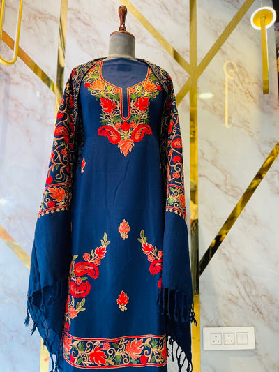 Kashmiri 🥶 winter pure suit (💯%handmade )