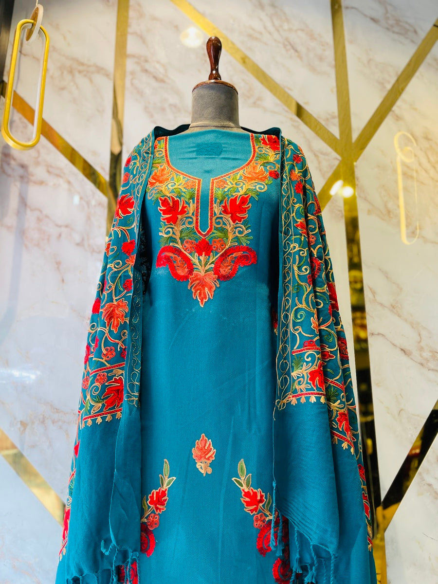 Kashmiri 🥶 winter pure suit (💯%handmade )