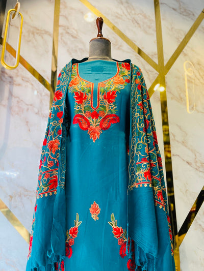 Kashmiri 🥶 winter pure suit (💯%handmade )