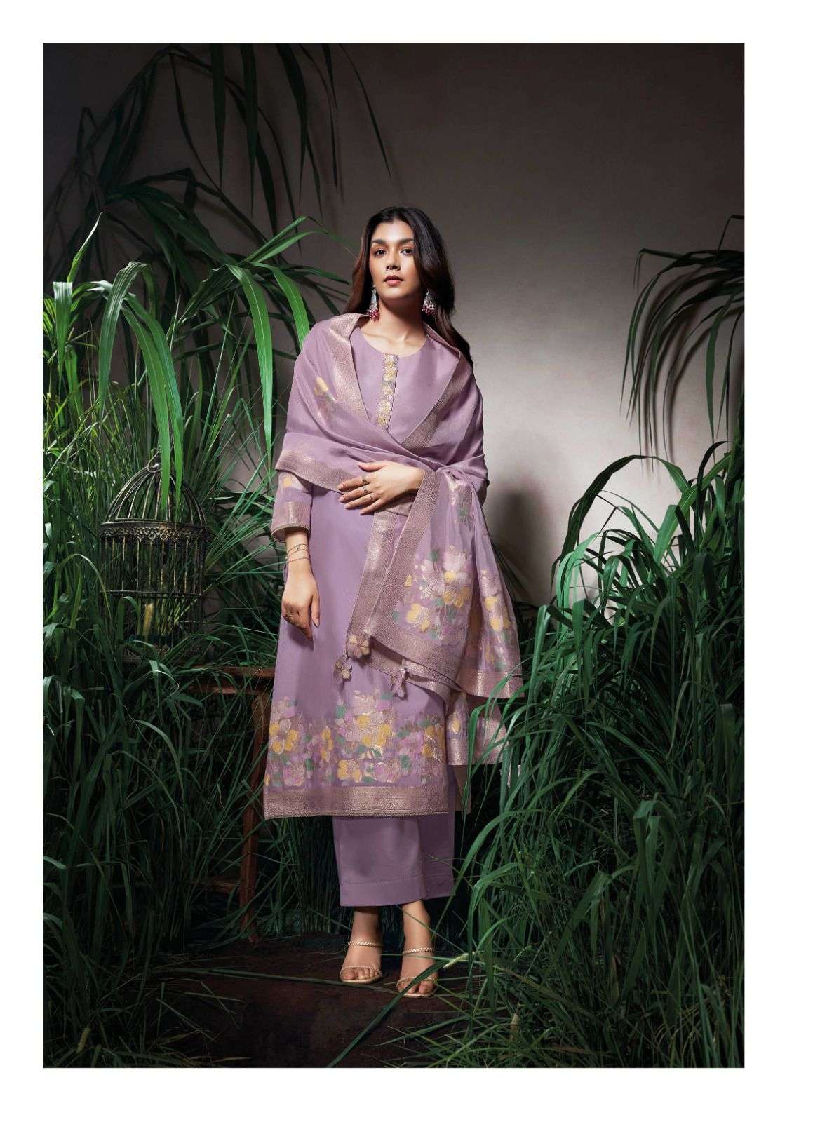 Premium ganga brand silk suit