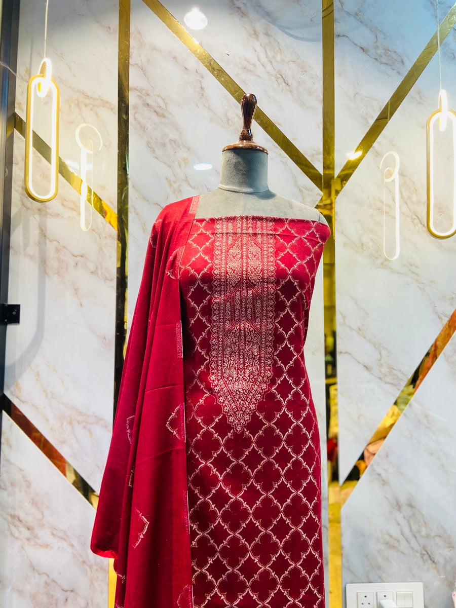 Premium Winter 🥶Kani Suit(💯%Handmade powerloom)