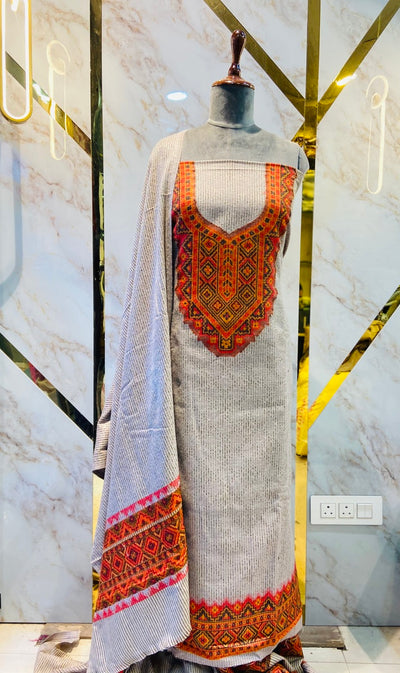Premium Winter Kullu Suit (💯 % handmade powerloom )