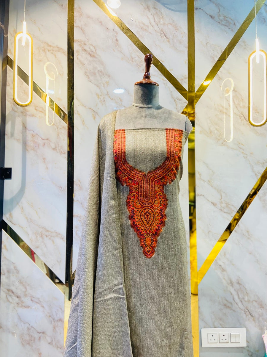 Premium Winter Kullu Suit (💯 % handmade powerloom )