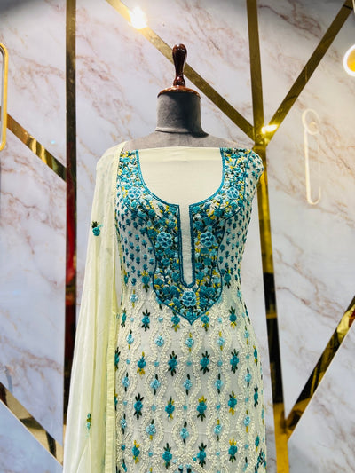 Premium kantha work suit