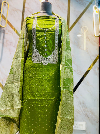 Party wear shimar silk suit