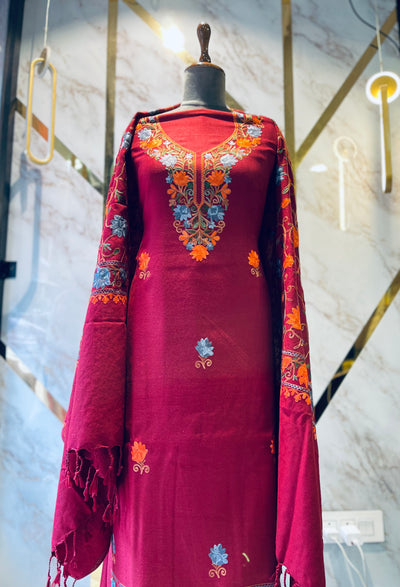 Kashmiri 🥶 winter pure suit (💯%handmade)