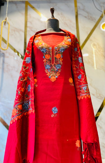 Kashmiri 🥶 winter pure suit (💯%handmade)