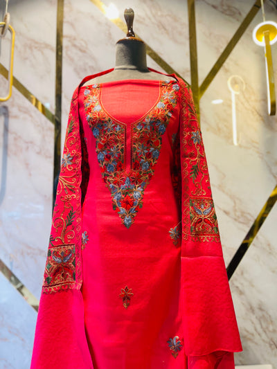 Kashmiri 🥶 winter pure suit (💯%handmade)