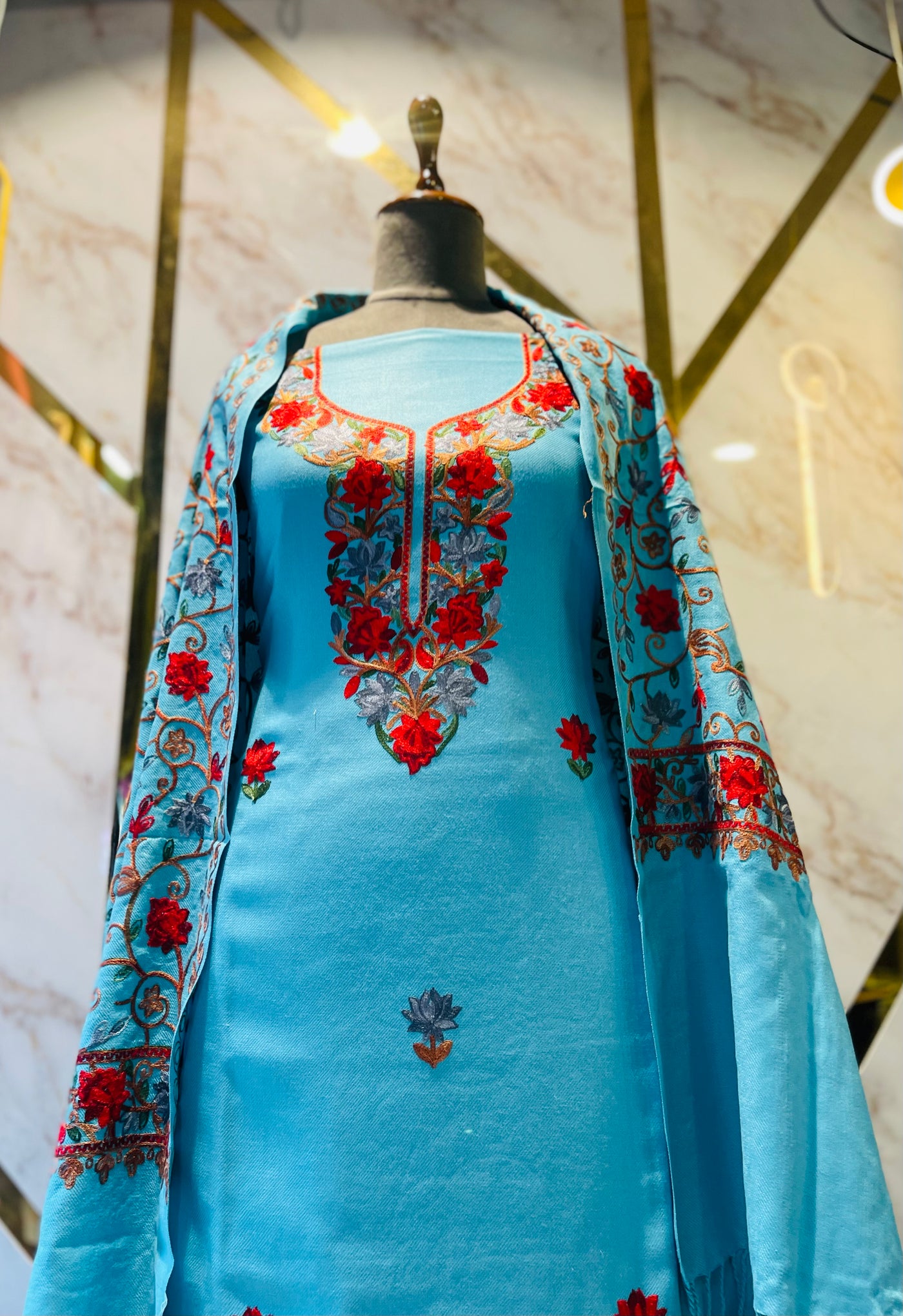 Kashmiri 🥶 winter pure suit (💯%handmade)