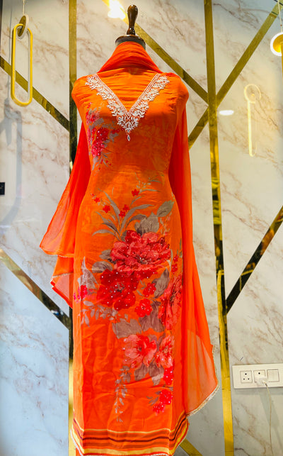 Premium  Organza suit