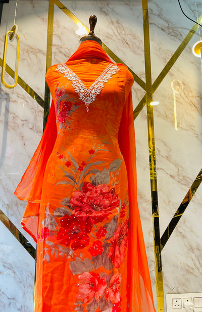 Premium  Organza suit