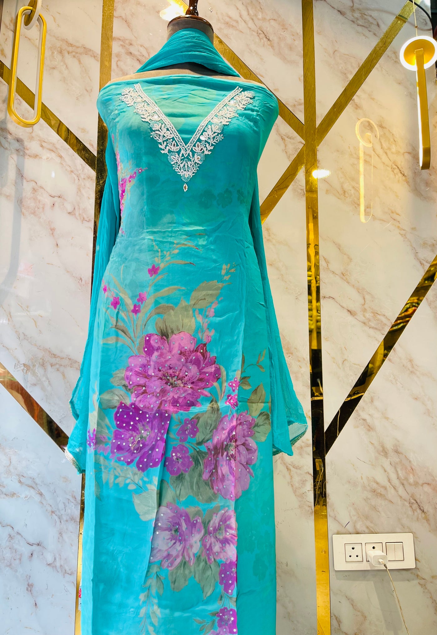 Premium  Organza suit