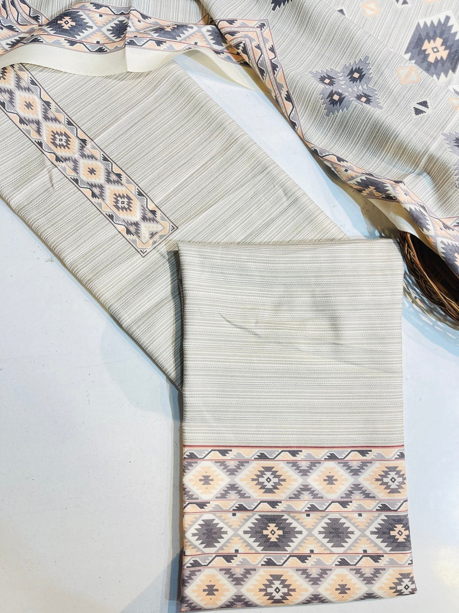 Premium kashmiri  Pashmina kani print Suit