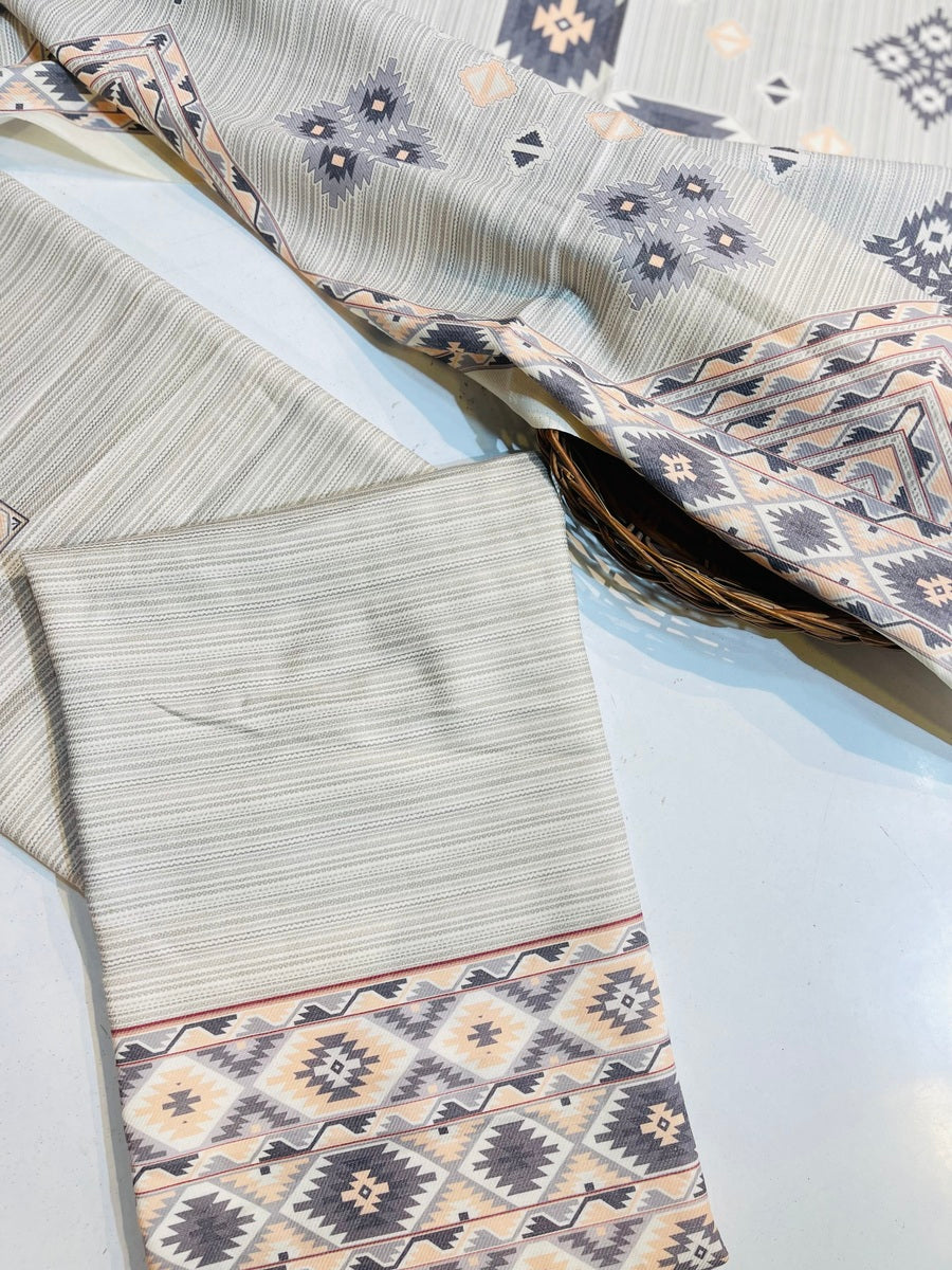 Premium kashmiri  Pashmina kani print Suit