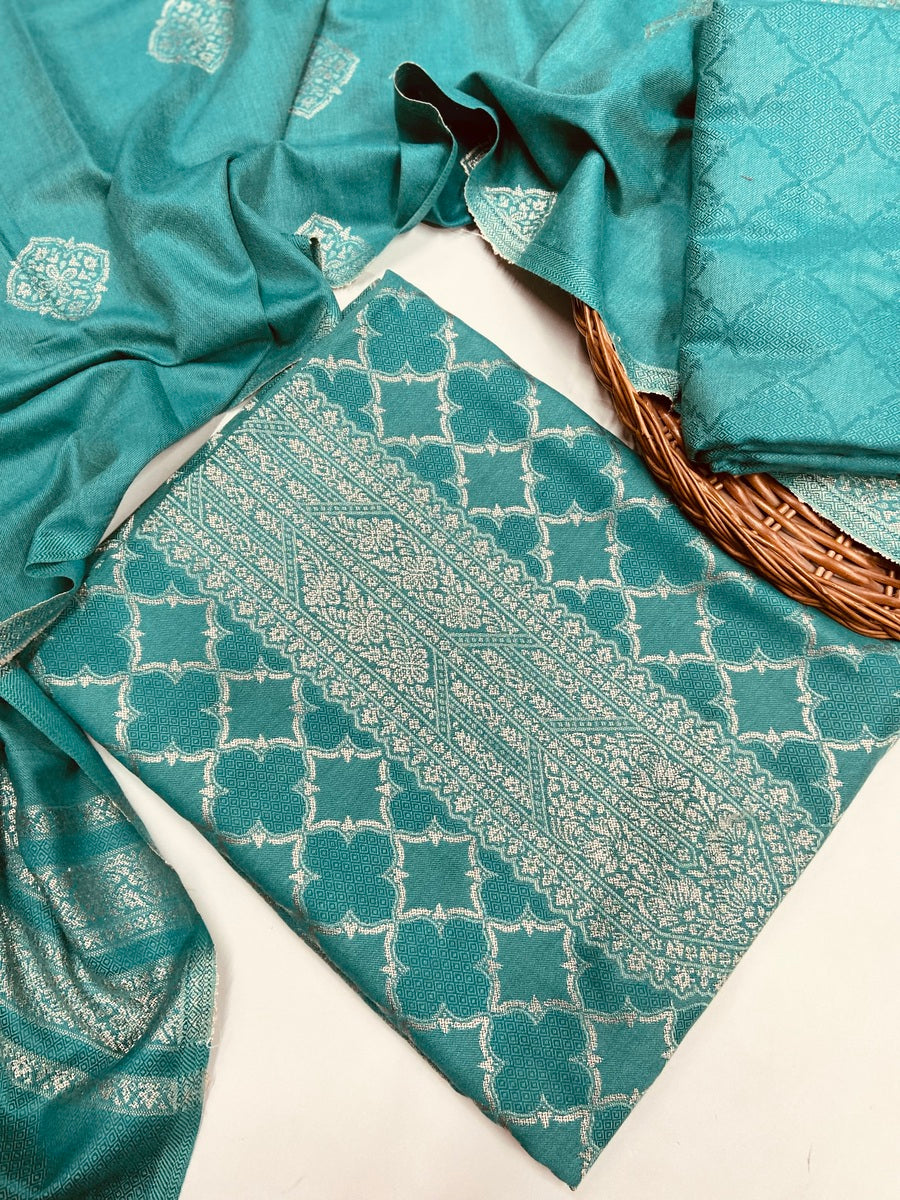 Premium Winter 🥶Kani Suit(💯%Handmade powerloom)