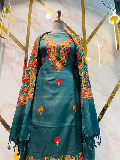 Kashmiri 🥶 winter pure suit (💯%handmade)
