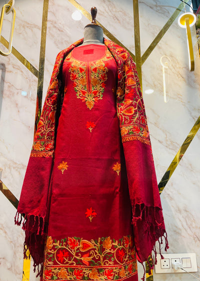 Kashmiri 🥶 winter pure suit (💯%handmade)