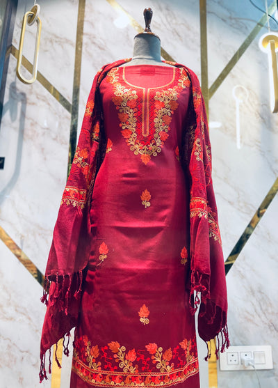 Kashmiri 🥶 winter pure suit (💯%handmade)