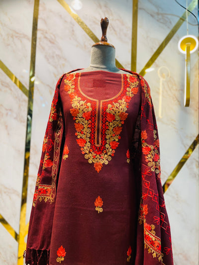 Kashmiri 🥶 winter pure suit (💯%handmade)