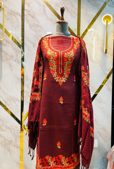 Kashmiri 🥶 winter pure suit (💯%handmade)