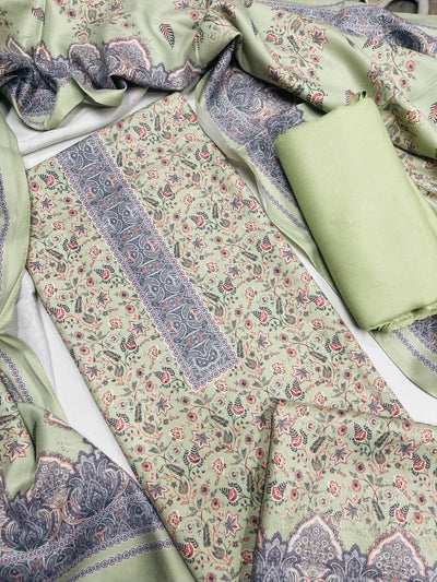 Premium kashmiri  Pashmina kani print Suit