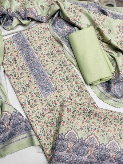 Premium kashmiri  Pashmina kani print Suit