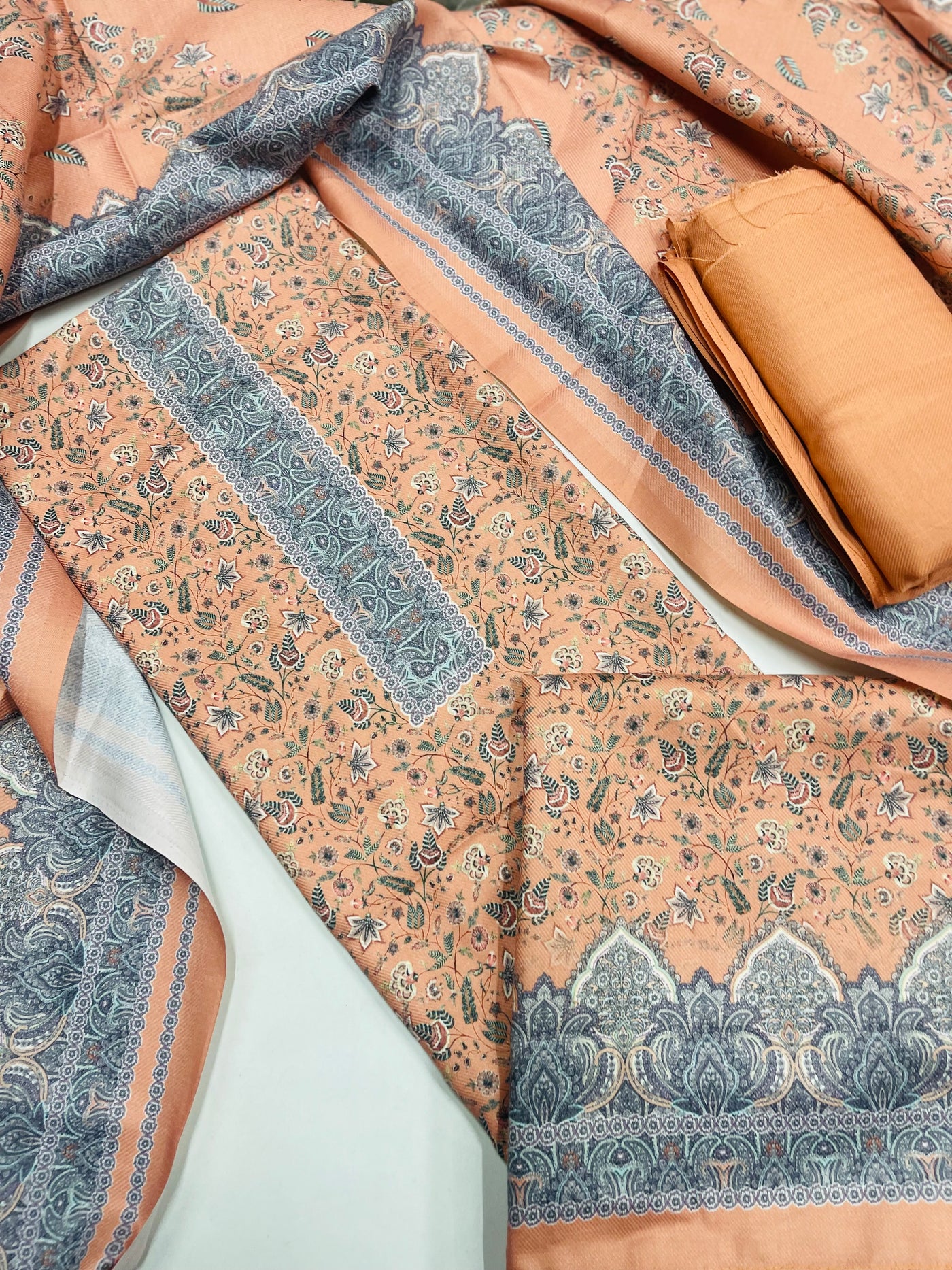 Premium kashmiri  Pashmina kani print Suit