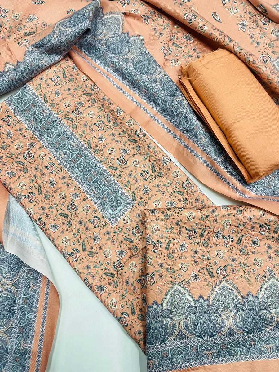 Premium kashmiri  Pashmina kani print Suit